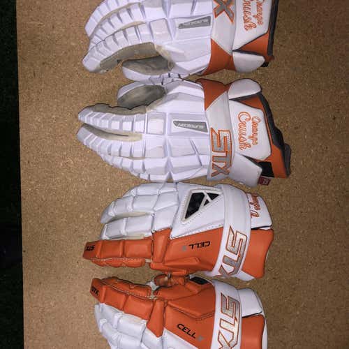 Used STX 12" Lacrosse Gloves