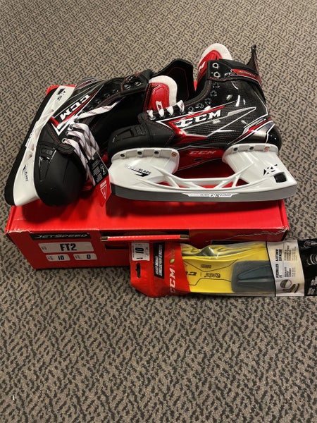 Senior CCM JetSpeed FT2 Regular Width  Size 10 Hockey Skates