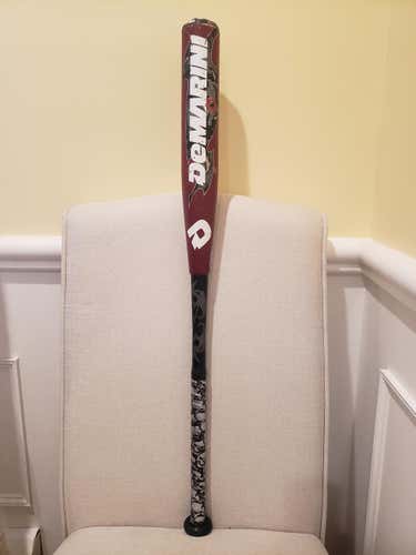 Used Kid Pitch (9YO-13YO) USSSA Certified DeMarini Hybrid Voodoo Bat (-13) 18 oz 31"