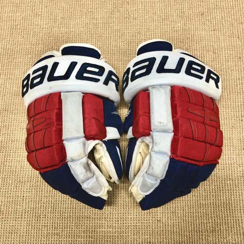 Bauer 4 Roll Pro UCONN 13" Pro Stock NCAA Hockey Gloves
