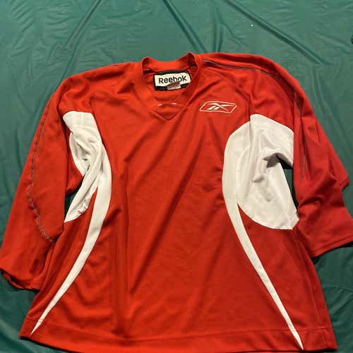 Red Adult XL Reebok Ice Hockey Practice Jersey