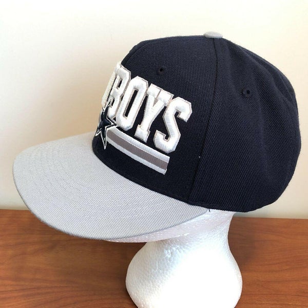 Vintage Dallas Cowboys Hat Snapback Mens Blue Gray NFL Football Adjustable  Cap