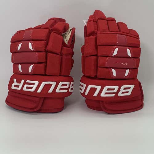 Red Senior Bauer Nexus 2N 14"  Gloves