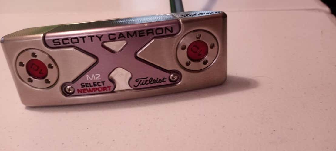 Used Scotty Cameron Right Handed Mallet Select Newport 2 Putter 35"