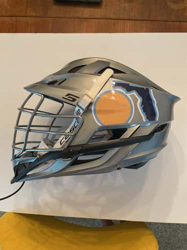 Silver Adult Player's Cascade S Helmet