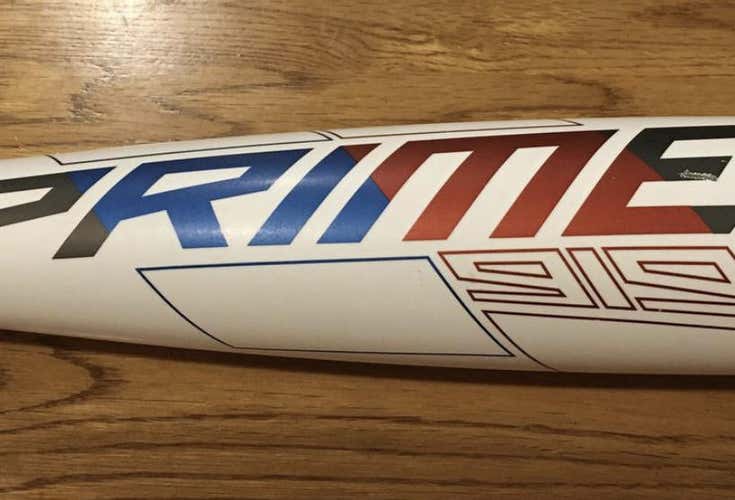 Used Kid Pitch (9YO-13YO) Louisville Slugger Prime 919 Bat (-10) 18 oz 28"