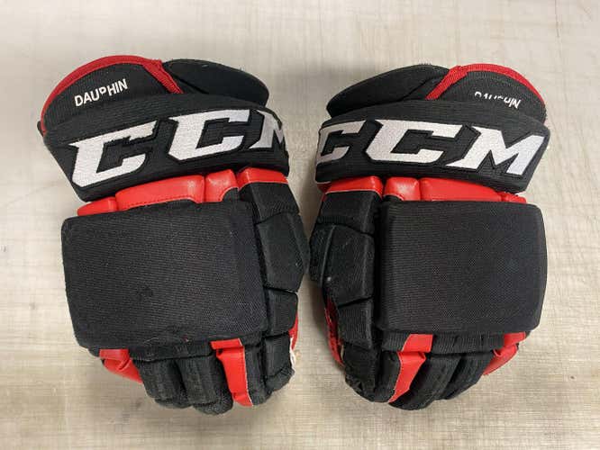 CCM U+CL Pro Stock Hockey Gloves 14" Blackhawks 8533