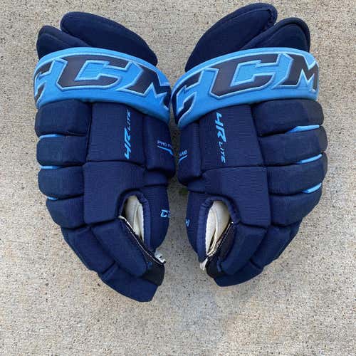 Carolina Blue Senior CCM 4R Lite 14"  Gloves RARE