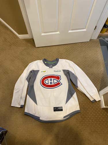 Pro Stock Reebok 3.0 Montreal Canadiens Practice Jersey Size 54