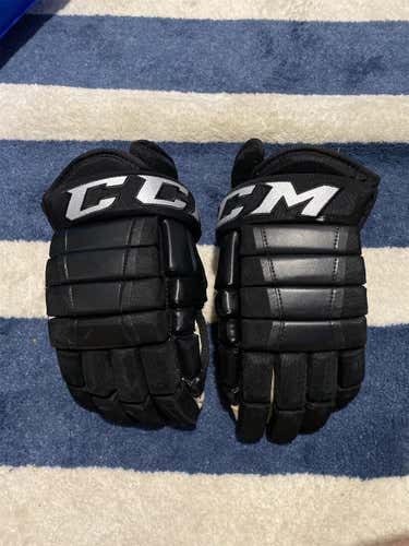 Black Senior CCM Pro Model 14" Pro Stock Gloves