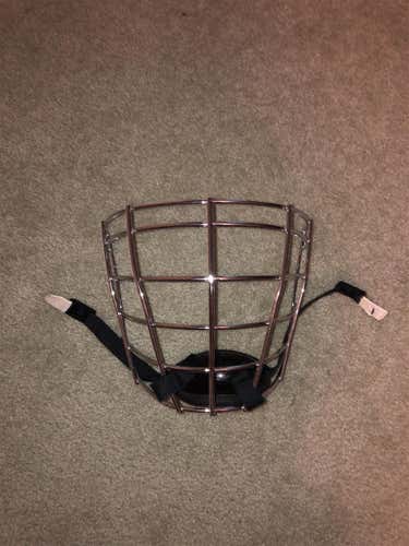 Silver Adult Player's Warrior Fatboy Box Helmet Combo Helmet