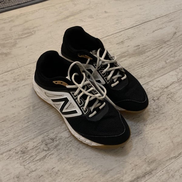 Black Kid's Turf Cleats Low Cut