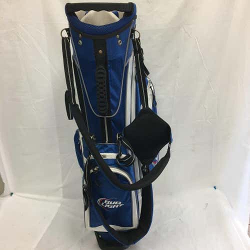 Used Bud Light Adult Golf Bag 7 Way Golf Stand Bags