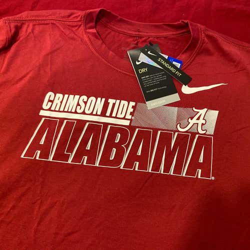 BAMA Alabama Crimson Tide Burgundy Adult XL Nike T-Shirt * NWT
