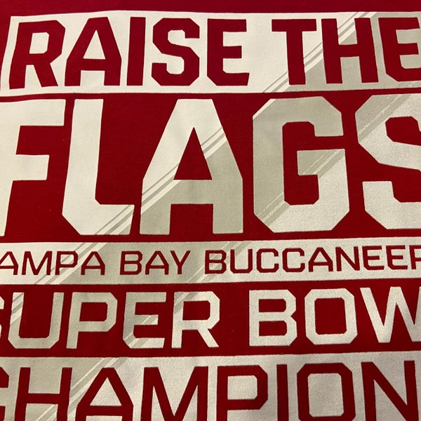 Nike Men's Tampa Bay Buccaneers Raise the Flags White T-Shirt