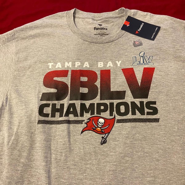 Tampa Bay Buccaneers NFL Super Bowl LV Champions Gray Adult Large Nike  T-Shirt * NWT | SidelineSwap