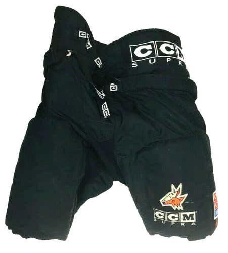 CCM Supra Pro Stock Phoenix Coyotes Black Senior XL Hockey Pants