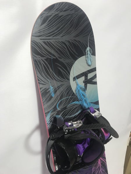 Used Women's Rossignol Gala 142cm Snowboard With Rossignol Bindings