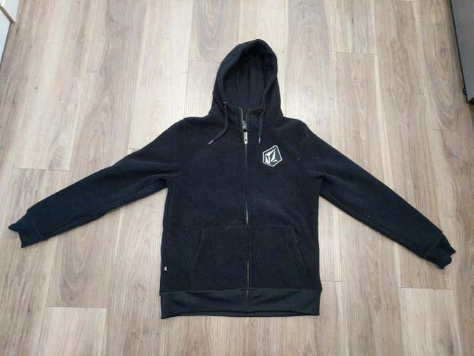 Volcom Bryan Iguchi Zip Up Hoodie Large Black