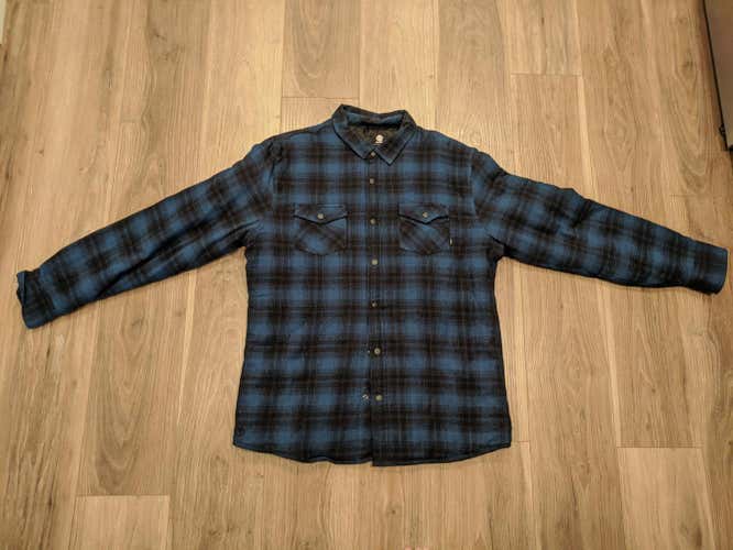 ELement Blue Flannel Jacket Men's XL