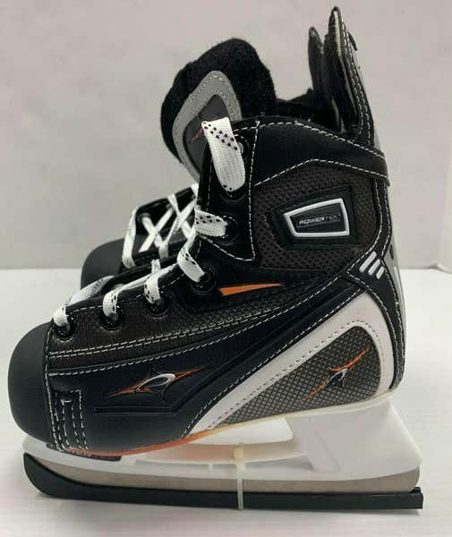 New Powertek Q5 Ice Hockey Skates size youth 9 D kids  display picture 3