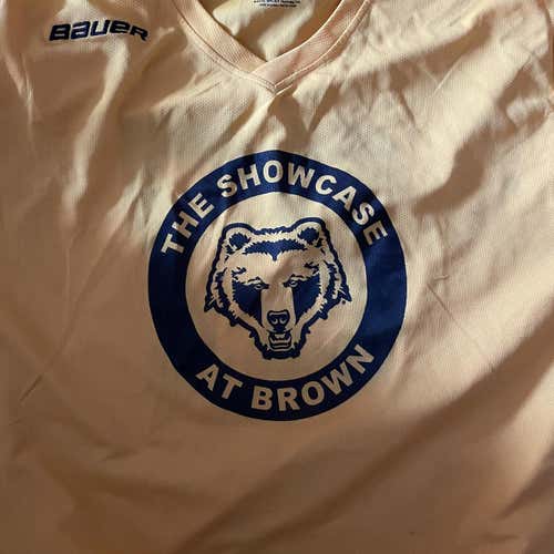 Brown University Showcase Yellow Adult Large Bauer Jersey