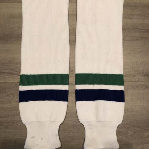 White Vancouver Canucks Hockey Socks