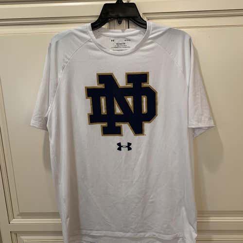 White Adult Large Under Armour Shirt