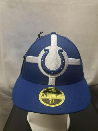 NWT Indianapolis Colts 2019 NFL Draft New Era 59fifty Low Profile 7 1/8