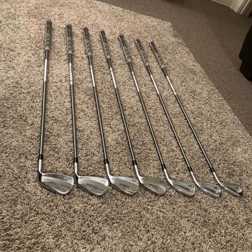 Titleist 716 Mb/cb 4-pw Steelfiber i95 Regular Flex But Play Like Stiff