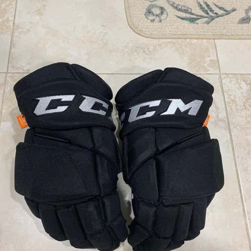 New Black CCM HGPJS 14" Pro Stock Gloves