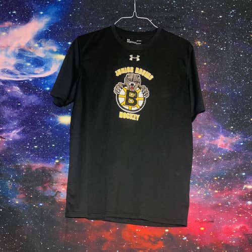 NEW black Boston Jr. Bruins Under Armour Shirt