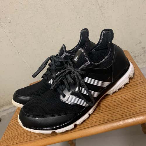 Black Men's Size 10 (Women's 11) Adidas Golf Shoes
