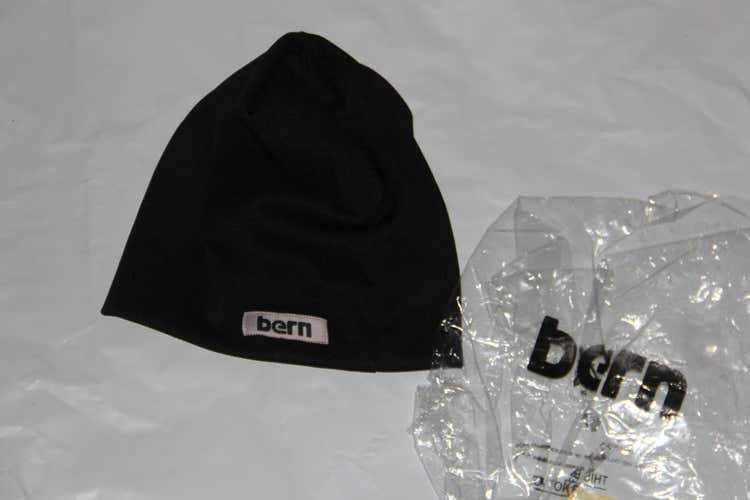 new BERN size M Bern Black Beanie Hat