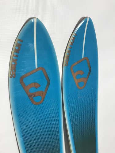 Used Men's 2013 Salomon BBR - Vshape Skis 166cm With Salomon Bindings
