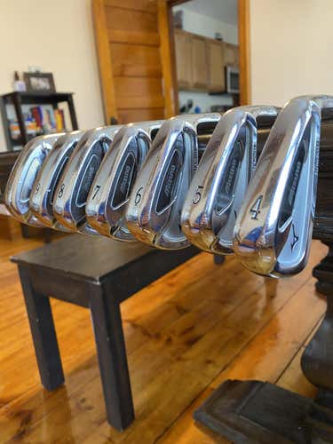Used Men's Mizuno Right Handed MP59 Iron Set Stiff Flex Steel Shaft