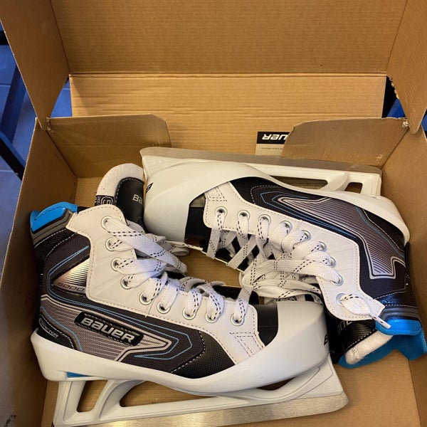 Junior Bauer Reactor 5000 Extra Wide Width Size 5 Goalie Skates