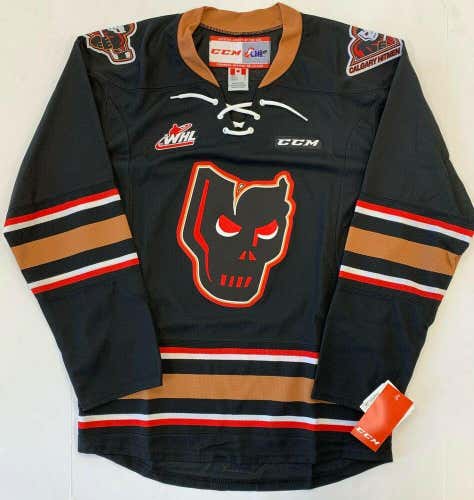 New CCM Premier Calgary Hitmen Hockey Player Jersey Senior Large 7185 WHL Adult