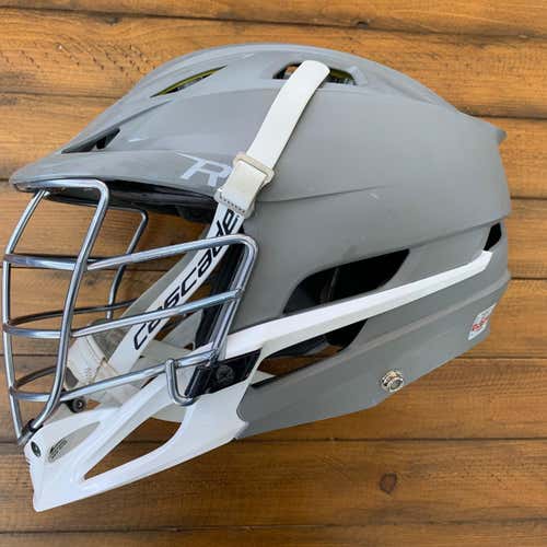 Gray Cascade R Lacrosse Helmet
