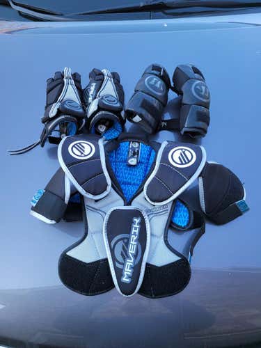 Used Small Maverik Charger Shoulder Pads