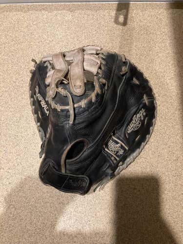 Black High School/College First Base Silverback SBFB 12.75" Baseball Glove