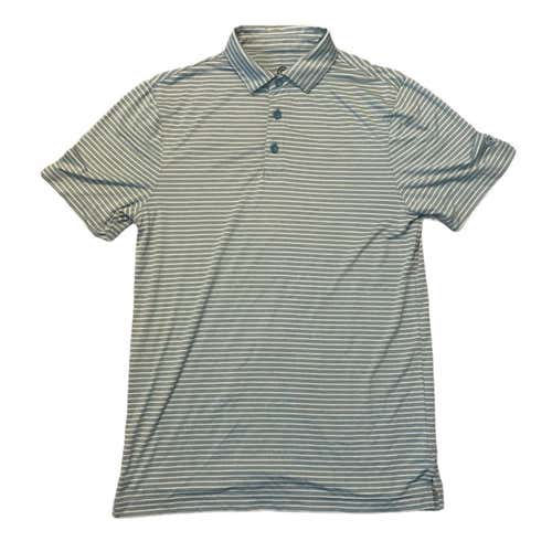 C9 By Champion Men's Green Stadium Striped Polo Golf Shirt - Small - New