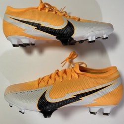 Orange Men's Molded Cleats Nike Mercurial Vapor Cleats