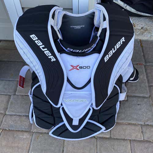Intermediate Large Bauer Vapor 1X Goalie Chest and Arm Protector Goalie Chest Protector