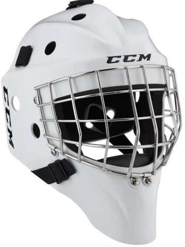 White Junior CCM 1.5  Goalie Mask