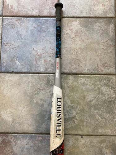 Used BBCOR Certified 2018 Louisville Slugger Alloy 618 Solo Bat (-3) 30 oz 30"