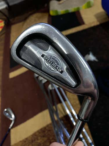 Men's Right Handed Steelhead X-14 Regular Flex Steel Shaft Iron Set