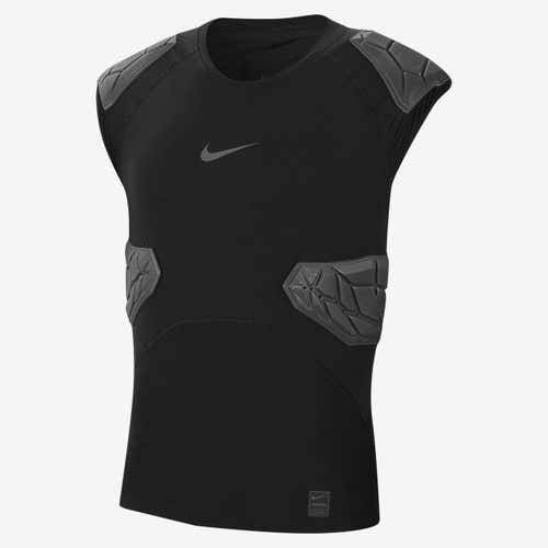 NWT men's football S/small nike pro hyperstrong 4 pad compression shirt/top aq2733