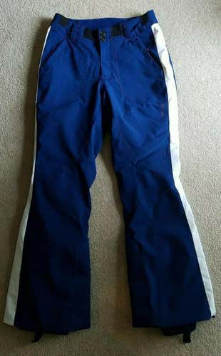 Spyder Women's GTX Infinium Ski Pants Size 8 w/ Stretch Panels Added Abyss Blue