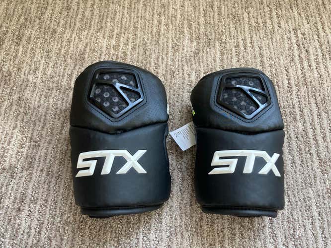 New Men's Medium STX Cell IV Arm / Elbow Pads Black